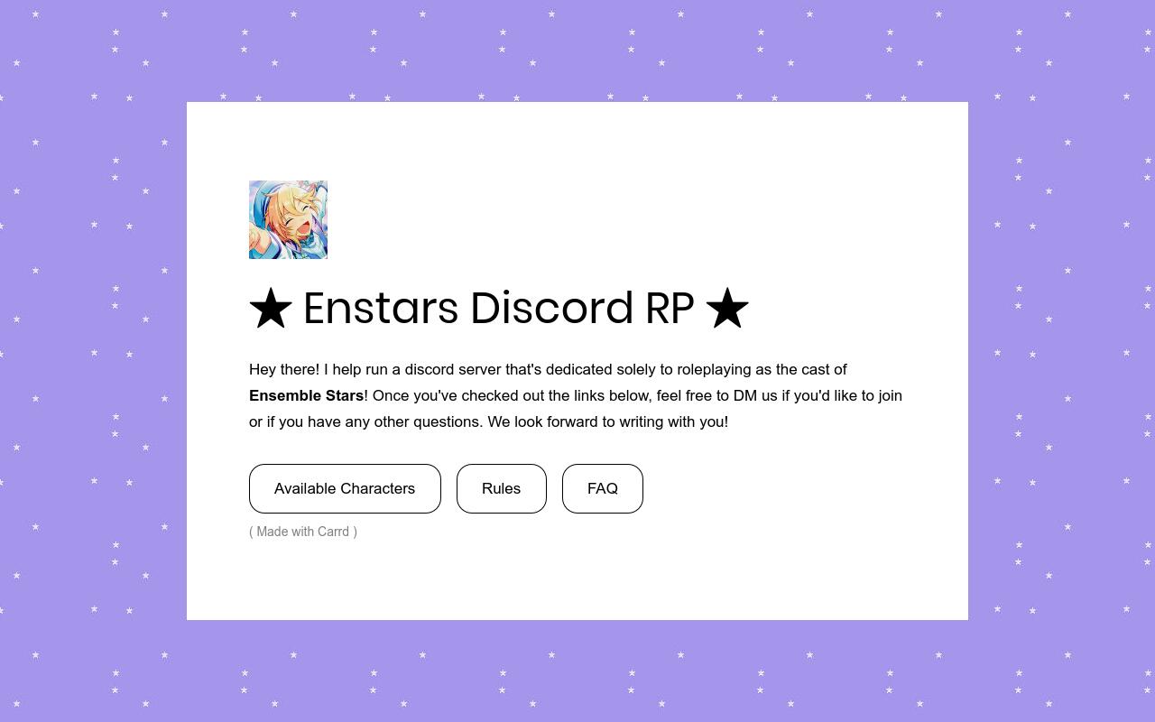 write your discord roleplay